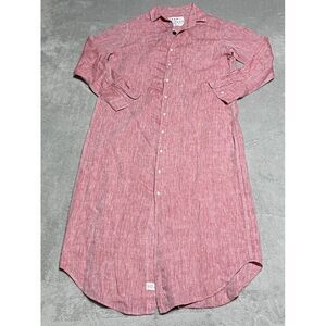 Frank‎ & Eileen Rory Dress Womens Large Linen Button Up Shirt Dress